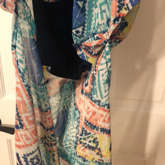 Navy patterned maxi S - Picture 3 of 4